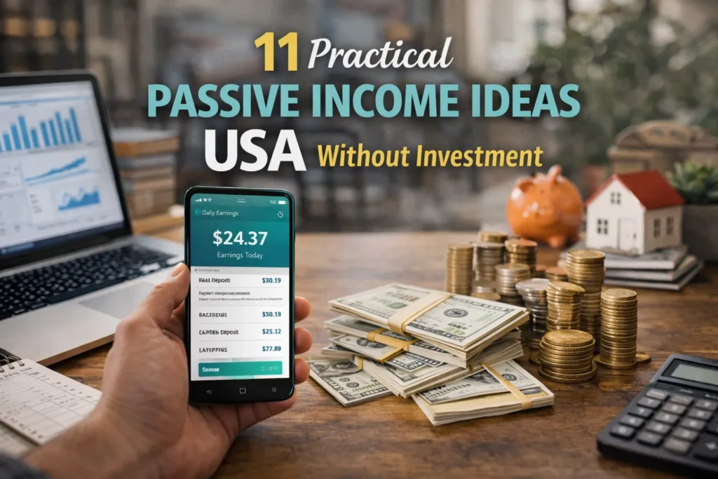 Passive Income Ideas USA Without Investment 