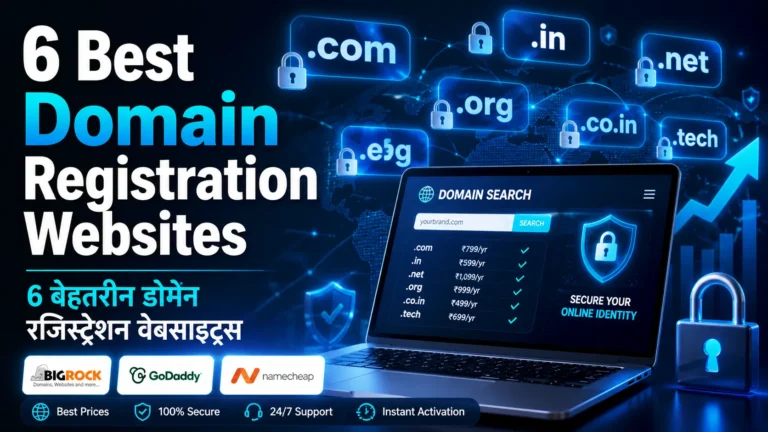 6 Best Domain Registration Websites