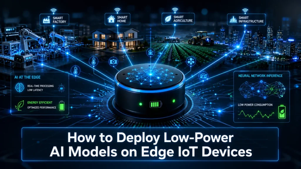 How to Deploy Low-Power AI Models on Edge IoT Devices